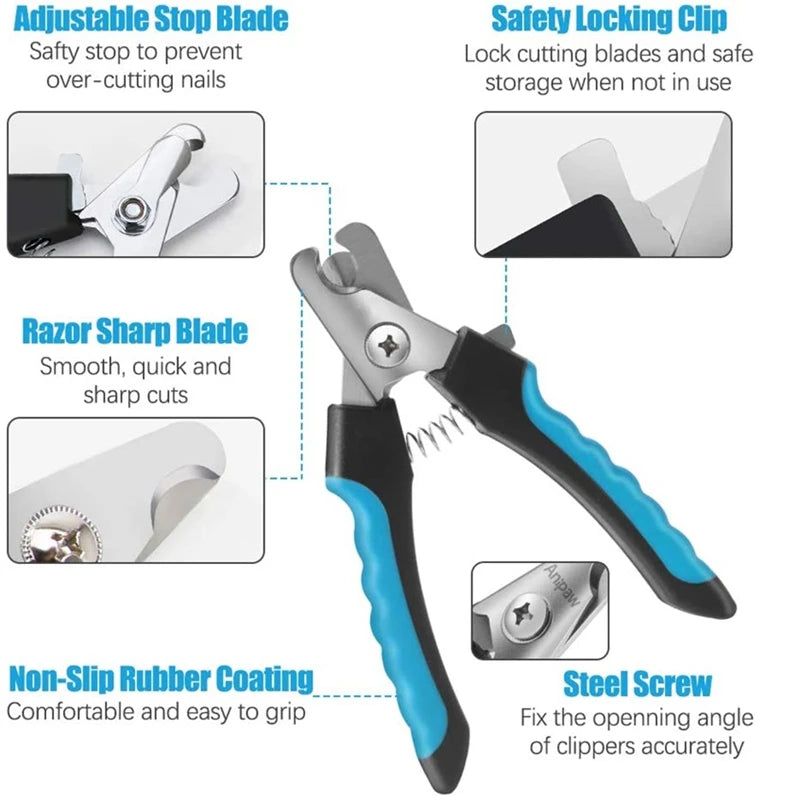 Professional Pet Nail Scissor with Safety Guard