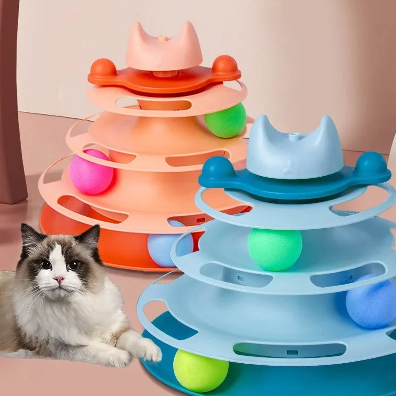 Funny Intelligence Cat Turntable Toy