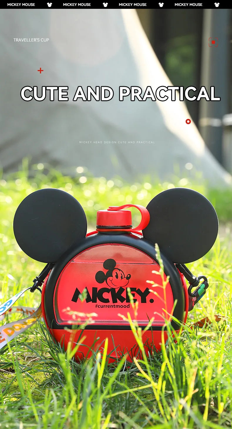 Cute Mickey Mouse Travel Water Bottle for Dogs