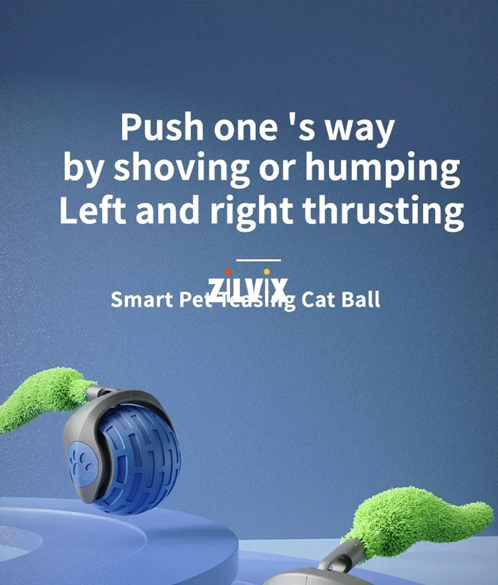 Automatic Rolling Ball Cat Toys Type C rechargeable