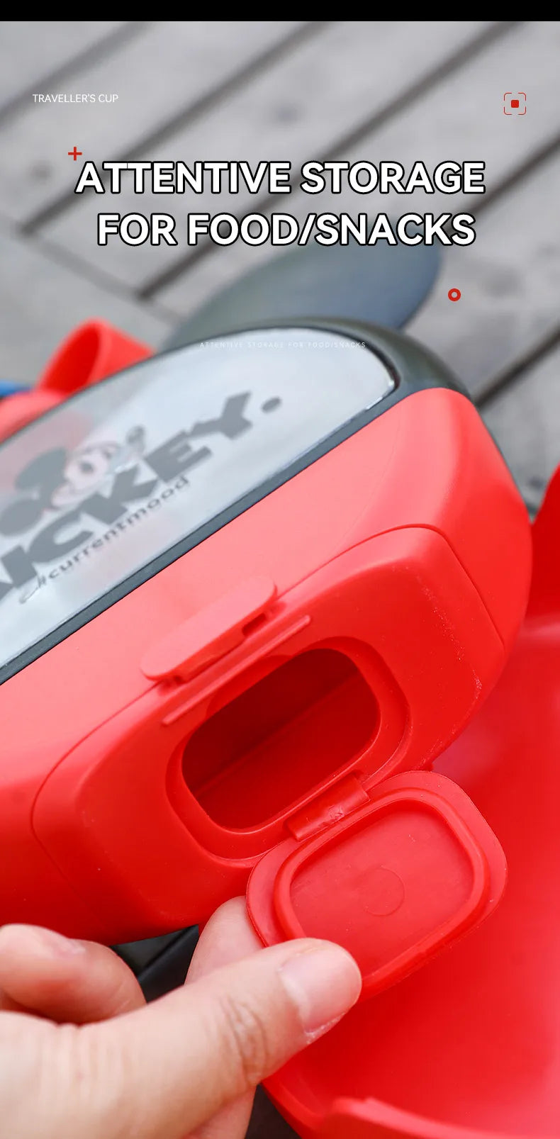 Cute Mickey Mouse Travel Water Bottle for Dogs