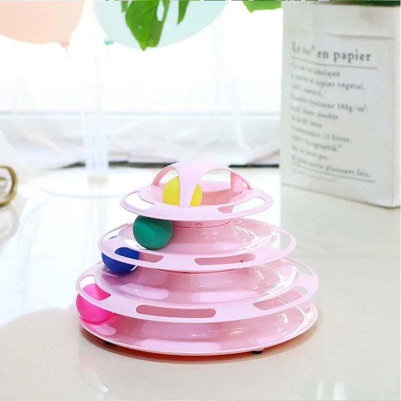Funny Intelligence Cat Turntable Toy