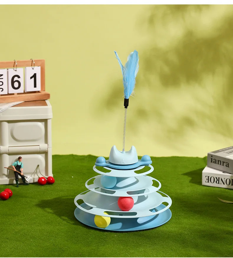 Funny Intelligence Cat Turntable Toy