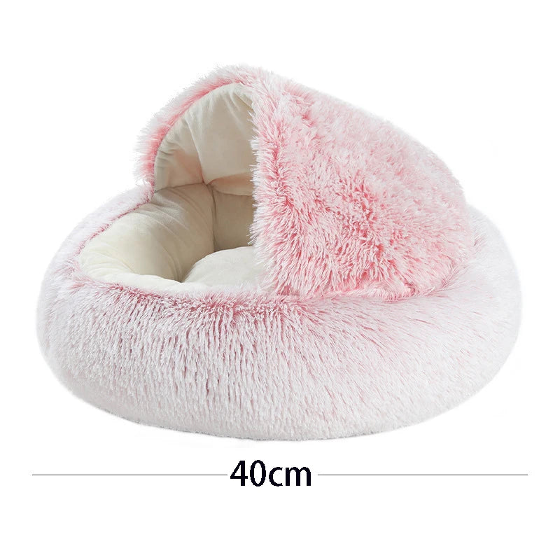 Cute Soft Plush Pet Bed for Small Dogs kitten