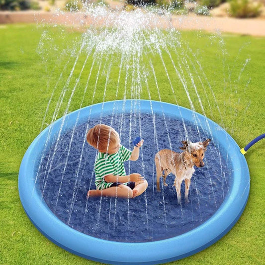 170cm Sprinkler Pet Water Fountain Pool Toy for Dogs