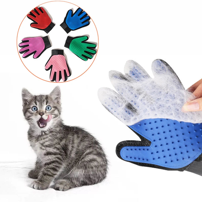 cleaning gloves for cats