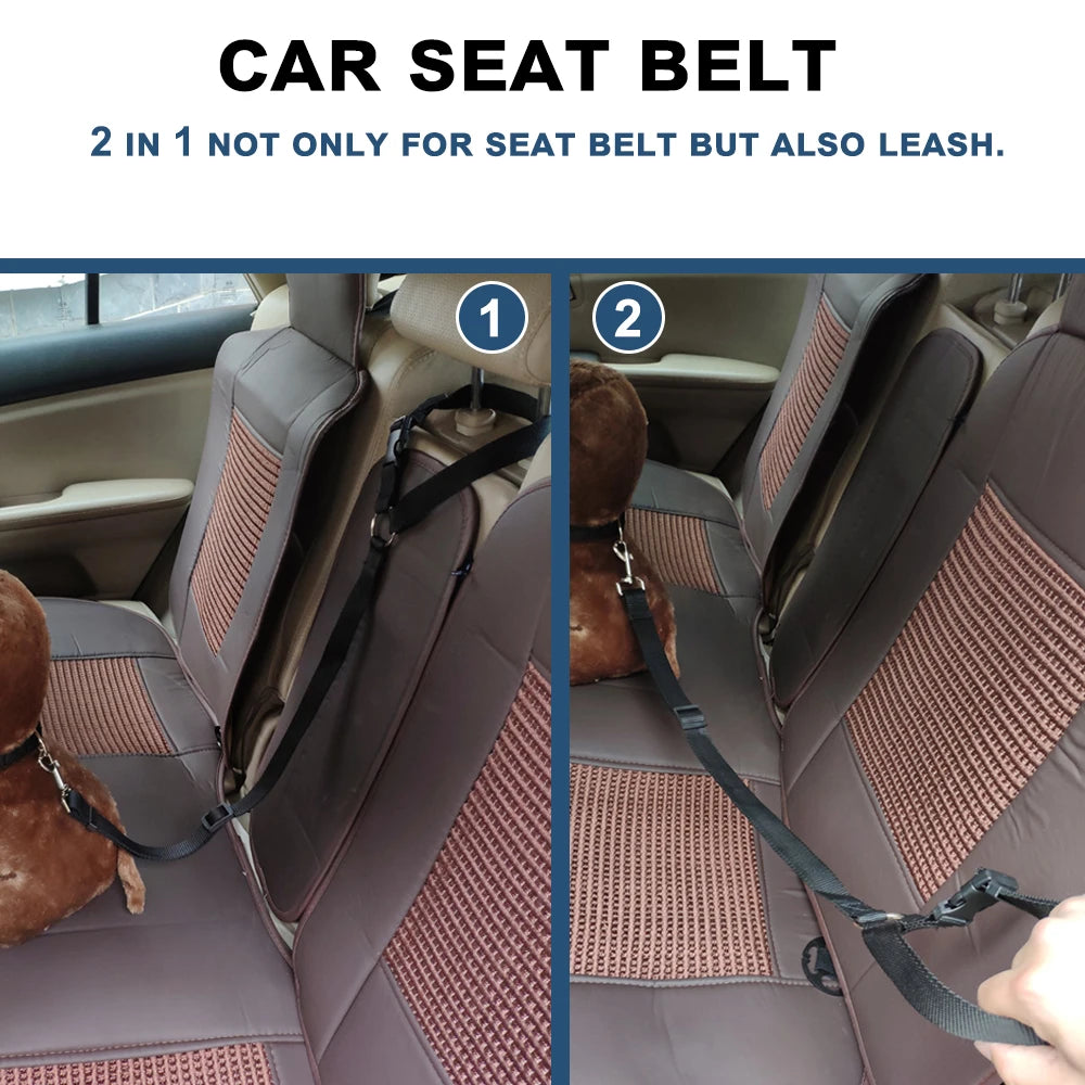 dog car harness seat belt attachment