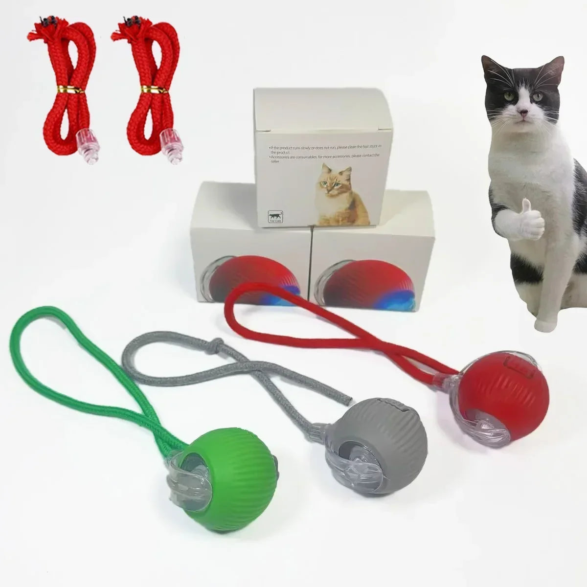 Automatic Rolling Ball Cat Toys Type C rechargeable