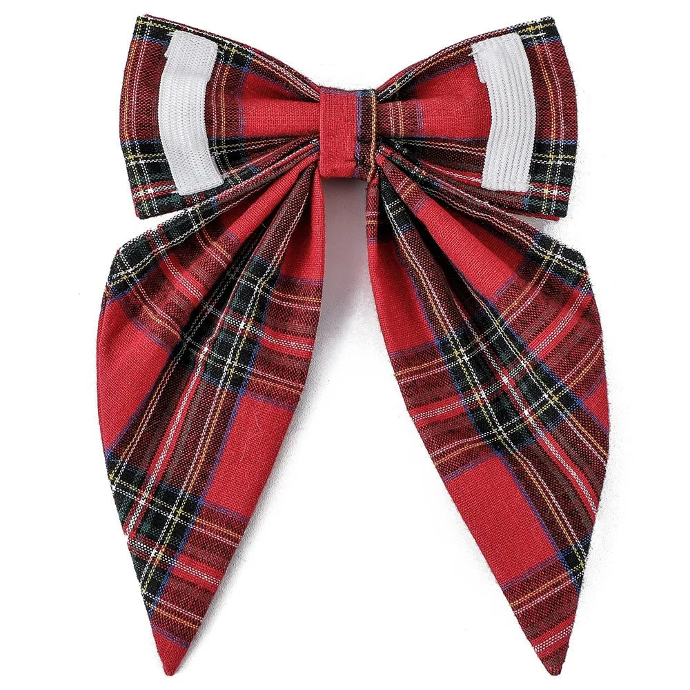 Christmas Dog Bow Collars for Small Large Pets