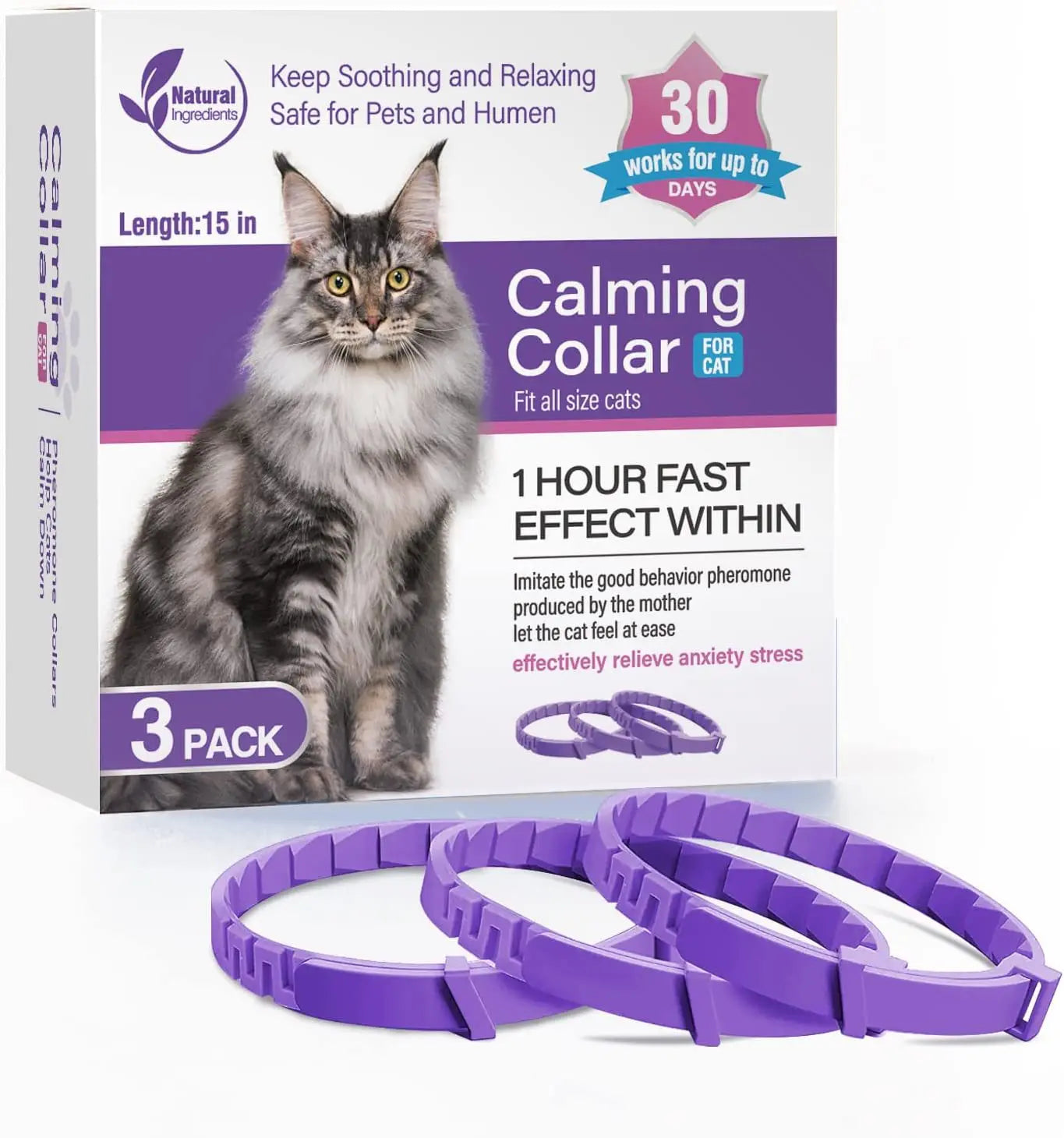 Calming Pheromone Collar for Dogs and Cats