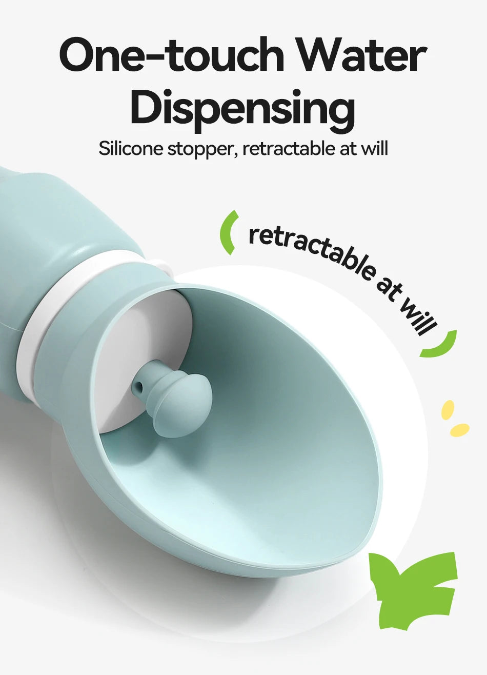 ROJECO Silicone Foldable Water Travel Bottle