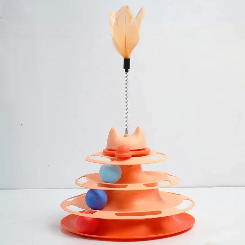 Funny Intelligence Cat Turntable Toy