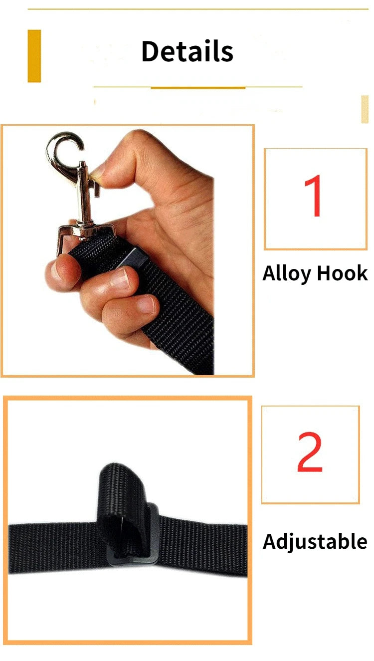2 in 1 Dog Car Seat Belt & Harness Collar