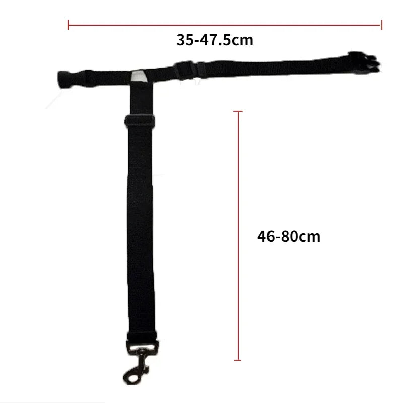 dog car harness seat belt sizes