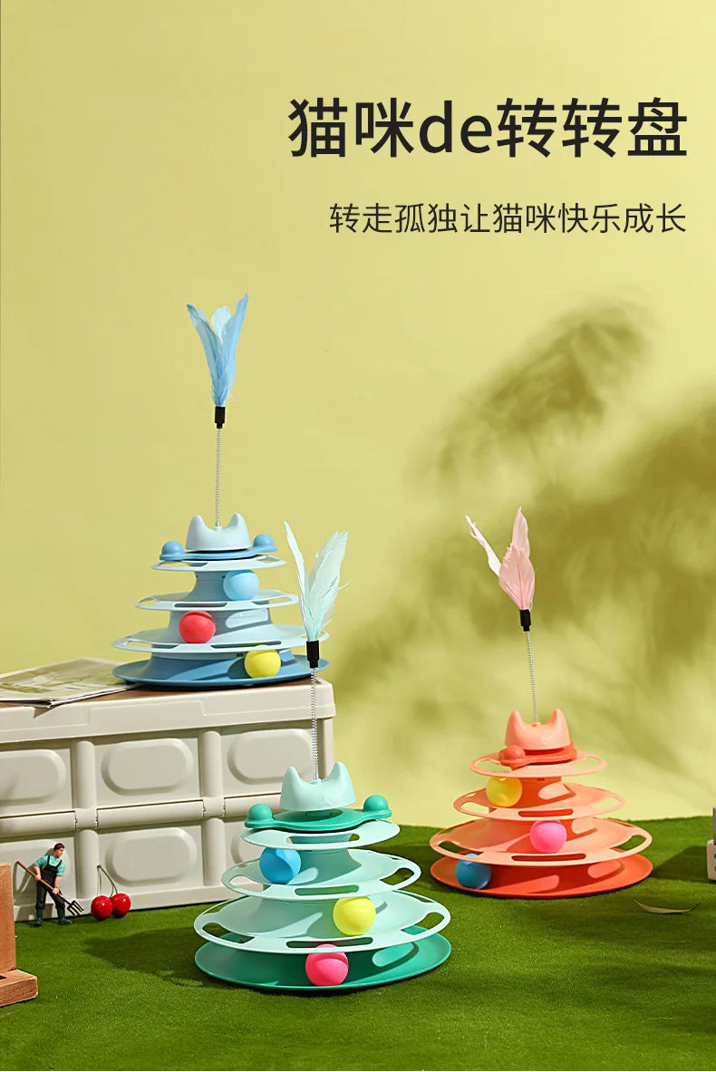 cat turntable toy
