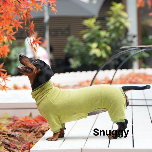 Dachshund Fleece Winter Pajamas with legs