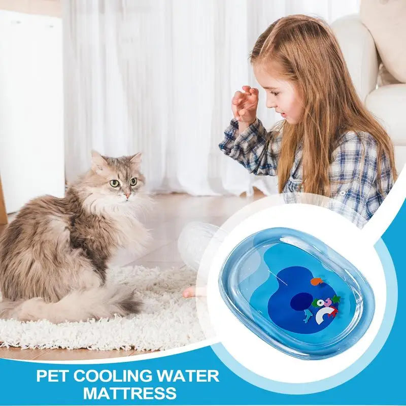 Portable Cat Cooling Water Mat For Indoor