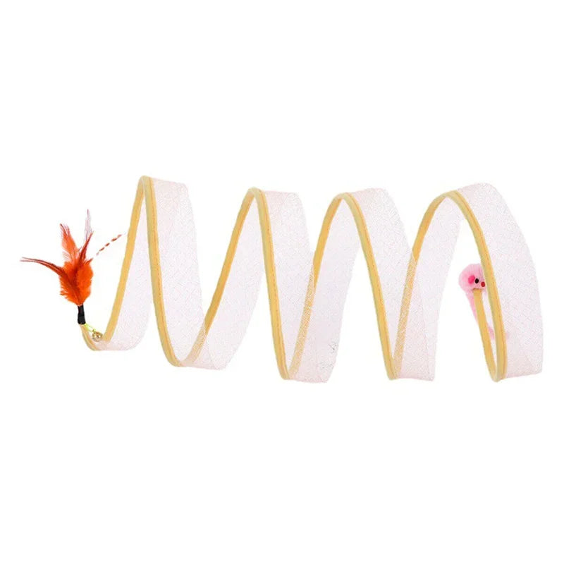Interactive Crinkle Cat Tunnel S Type with balls