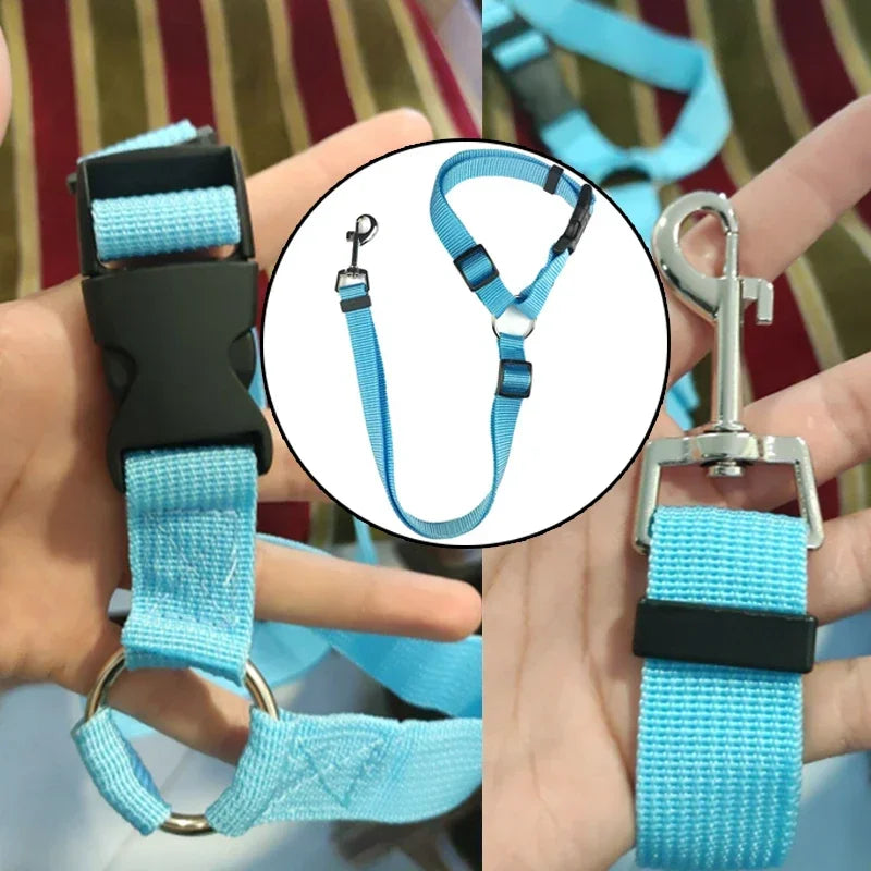 dog car seat belt harness