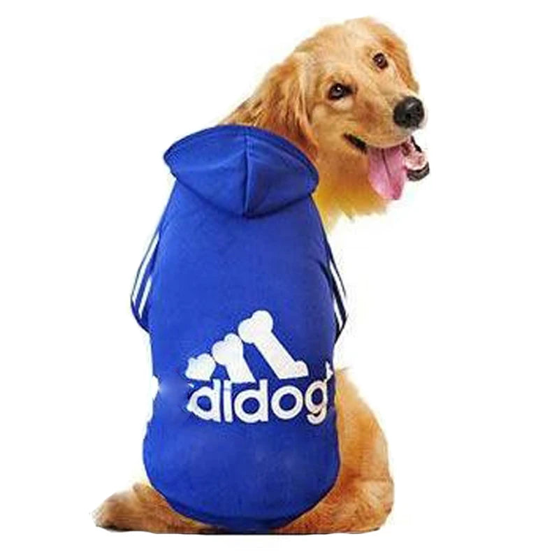 Adidog Blue Hoodie