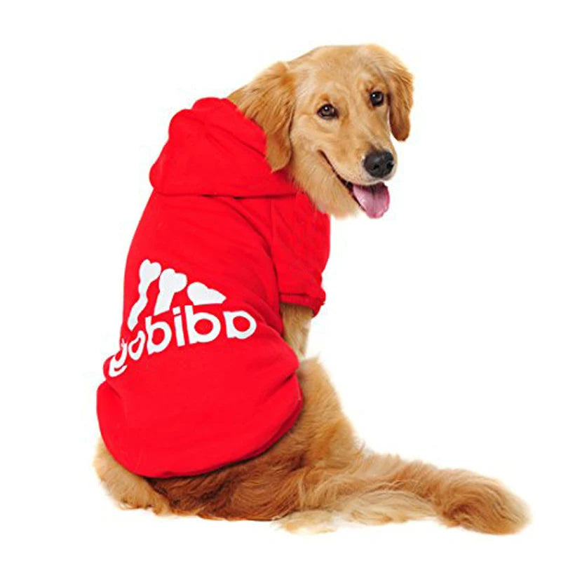 Adidog Red Hoodie