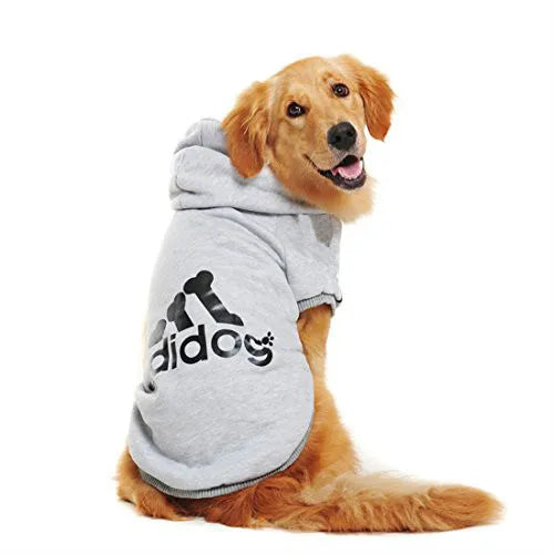 Adidog Gray Hoodie
