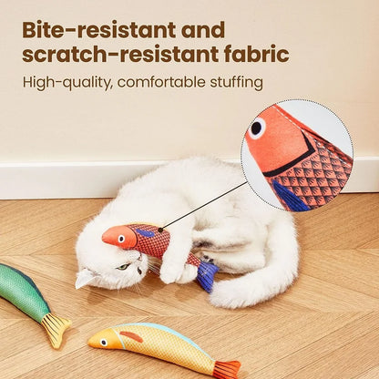 3D Simulation Fish Cat Toy