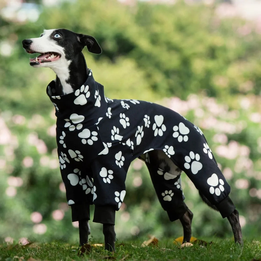High Collar Winter Dog Pajamas Jumpsuit