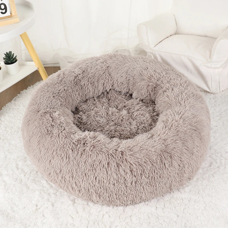 Washable Calming Donut Dog and Cat Bed