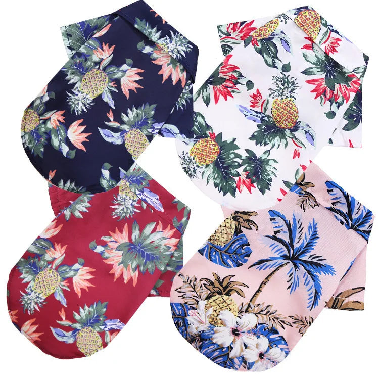 hawaiian shirt with dog face uk