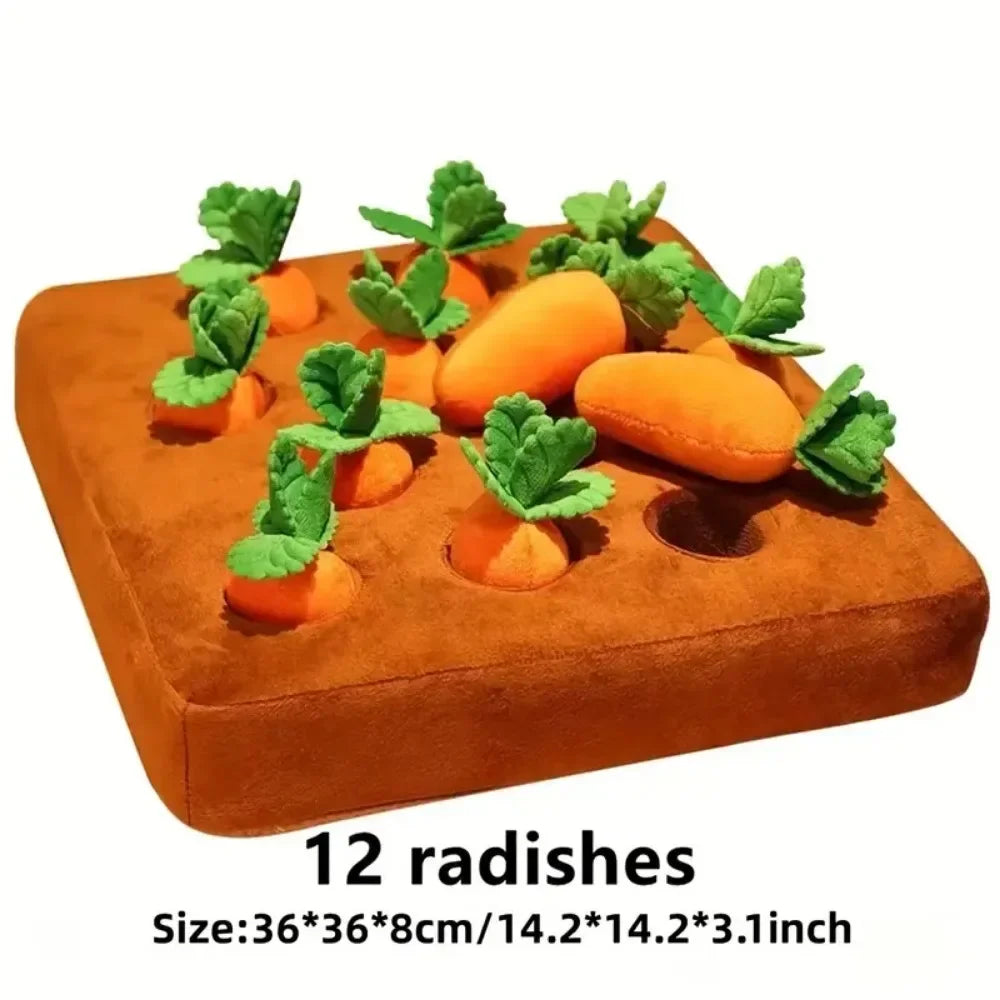 Dog Carrot Toy 12 Carrots for Puzzle Toy