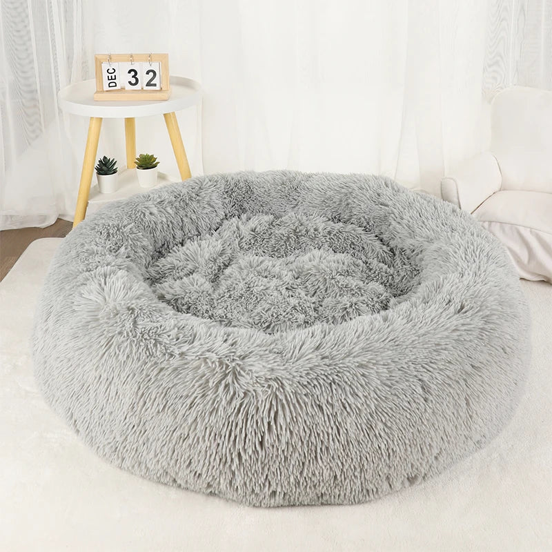 Washable Calming Donut Dog and Cat Bed