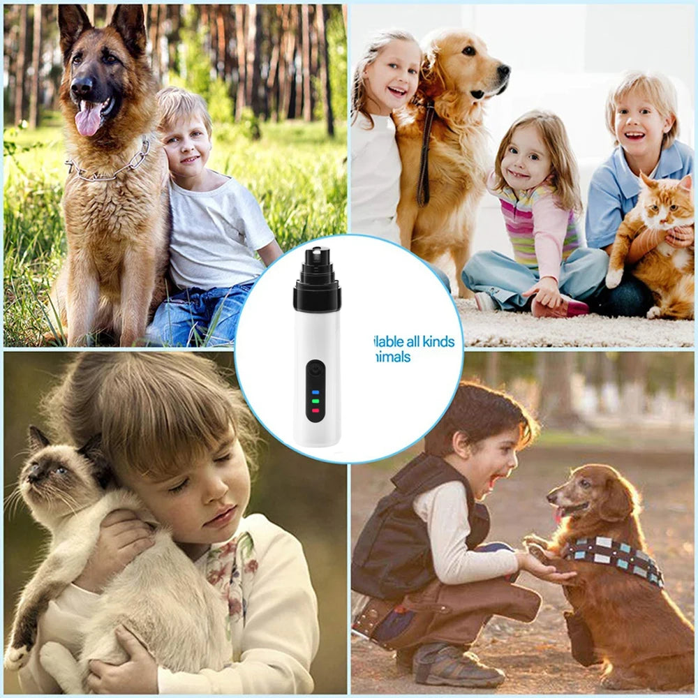 Electric Ultra Noise Dog Nail Grinder for Cat Paws