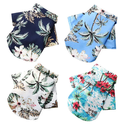 dogs in hawaiian shirts