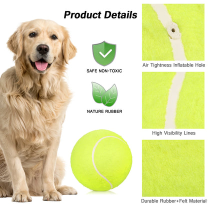 9.5 Giant Tennis Balls for Dogs