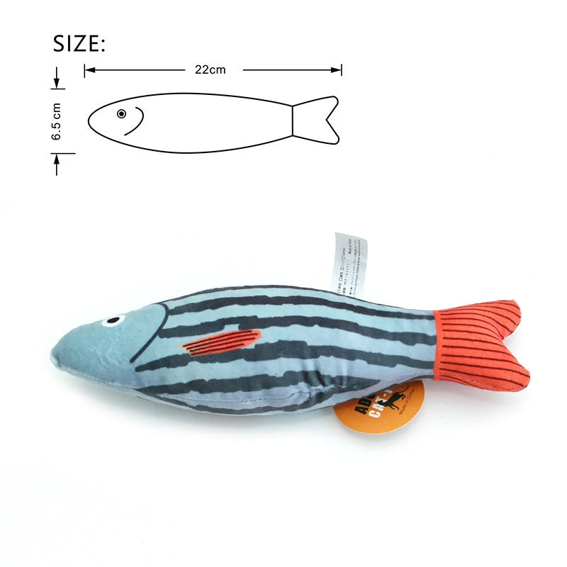 3D Simulation Fish Cat Toy