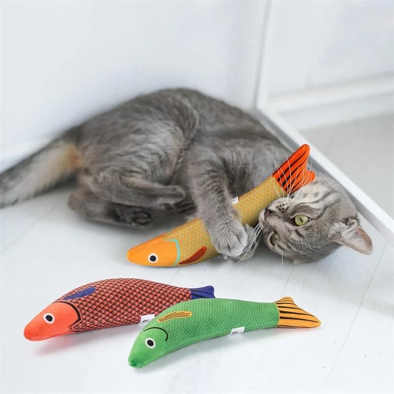 3D Simulation Fish Cat Toy