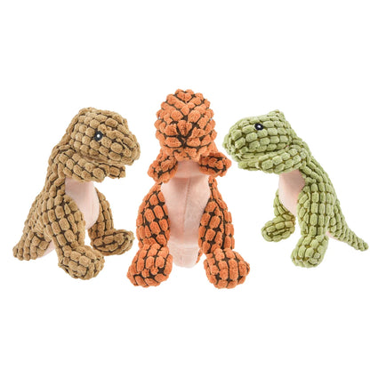 Interactive Dog Chew Dinosaur Toy