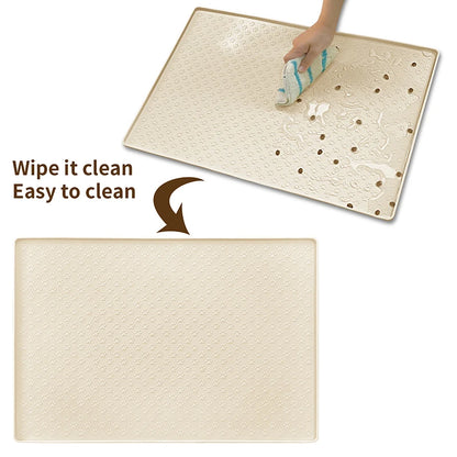 Waterproof Silicone Pet Placemats for Dogs & Cats