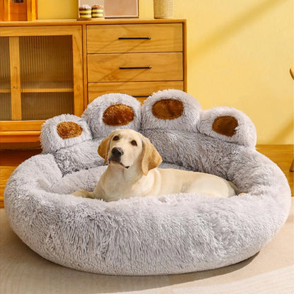 Luxury Fluffy Dog Bed for Dogs & Cats