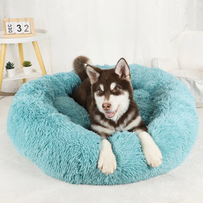 Washable Calming Donut Dog and Cat Bed