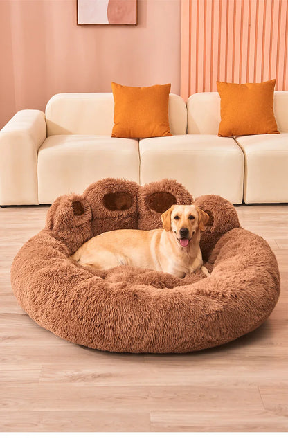 Luxury Fluffy Dog Bed for Dogs & Cats