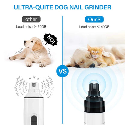Electric Ultra Noise Dog Nail Grinder for Cat Paws