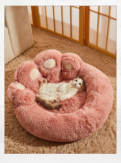 Luxury Fluffy Dog Bed for Dogs & Cats