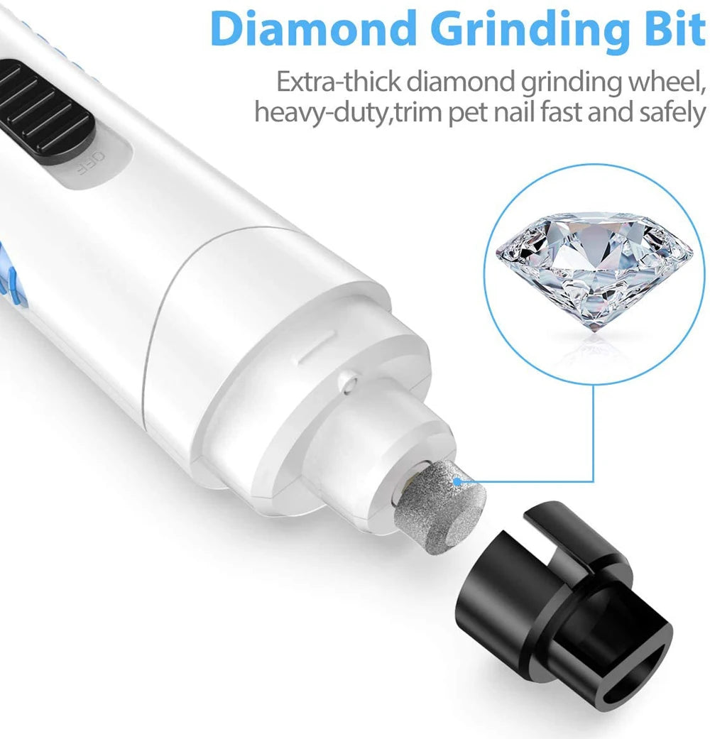 Electric Ultra Noise Dog Nail Grinder for Cat Paws
