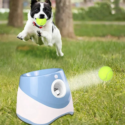 Automatic Dog Tennis Ball Launcher - Rechargeable Interactive Catapult Toy