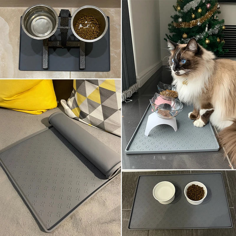 cat feeding placemat