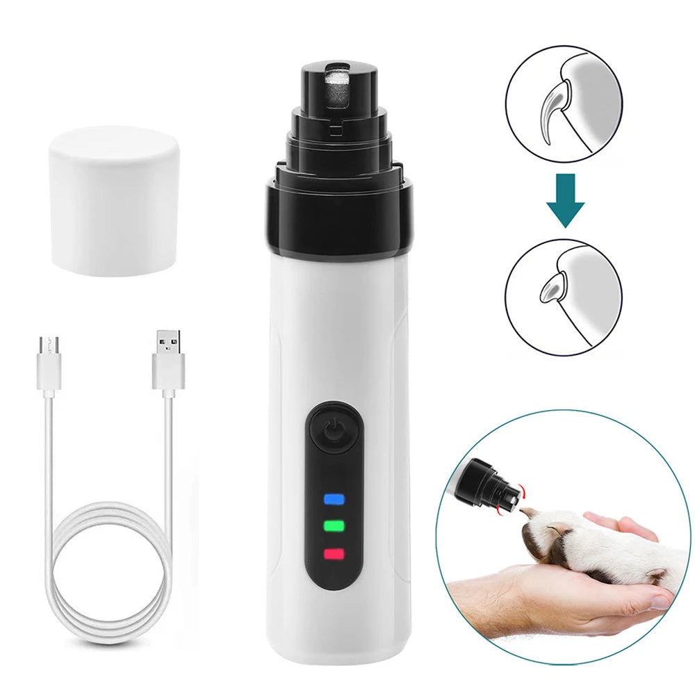 Electric Ultra Noise Dog Nail Grinder for Cat Paws