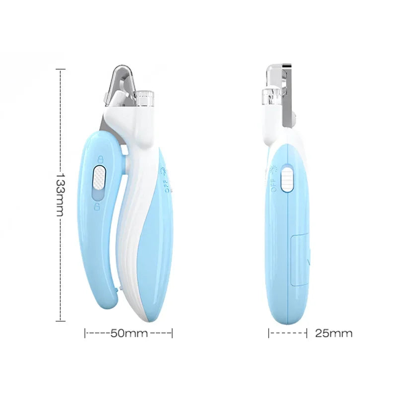 Pet Nail Clipper with Led Light Size