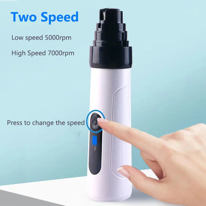 Electric Ultra Noise Dog Nail Grinder for Cat Paws